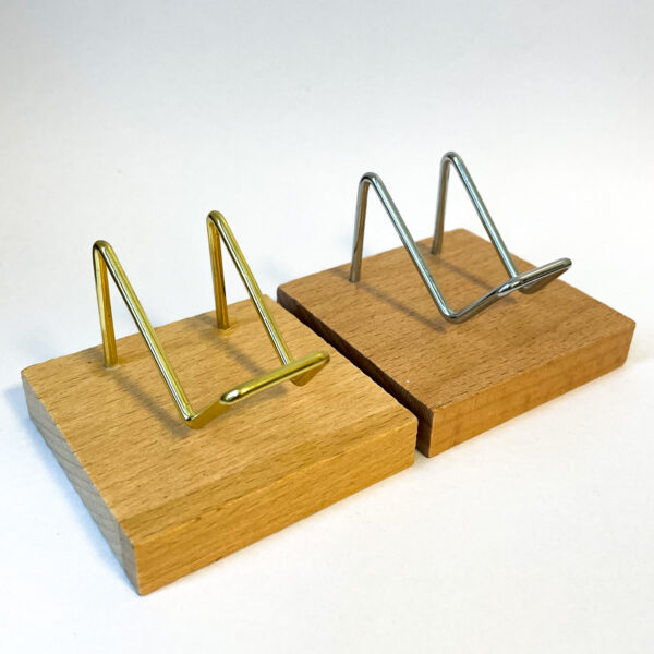 Stativ til hjerter/slabs, lys tre