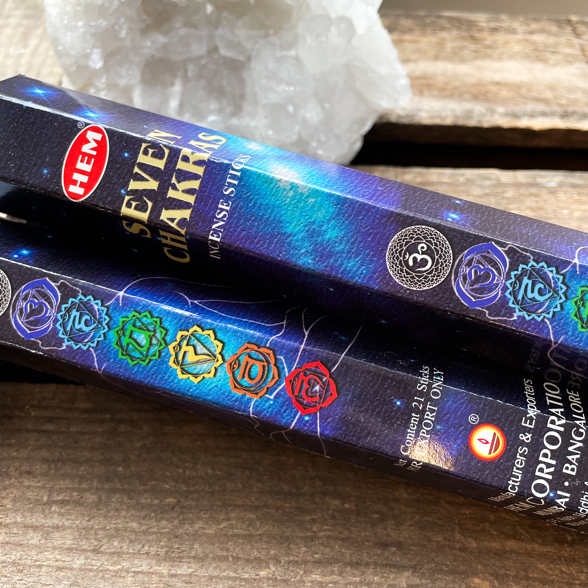 HEM Seven chakras røkelsespinner