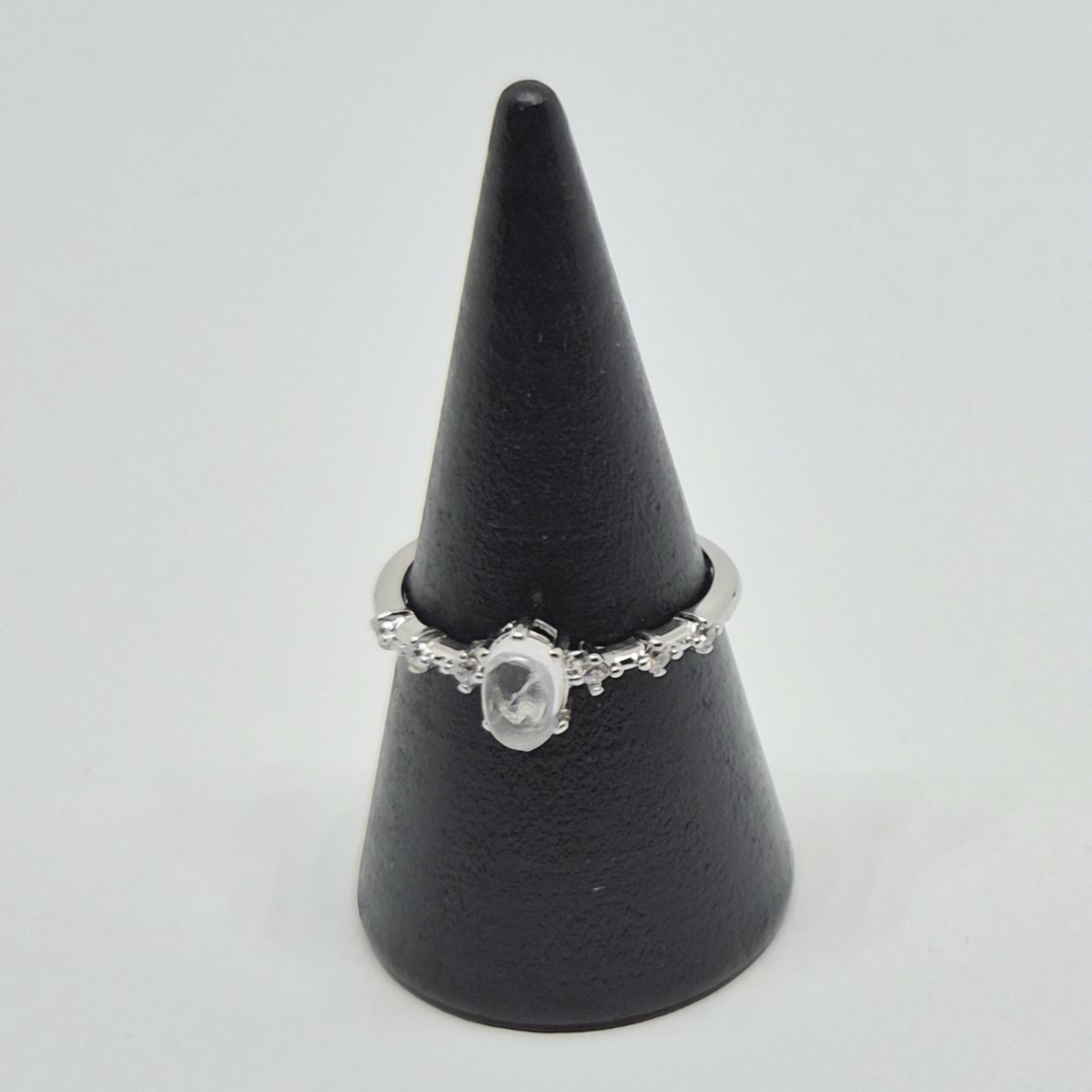Ring bergkrystall nr 8