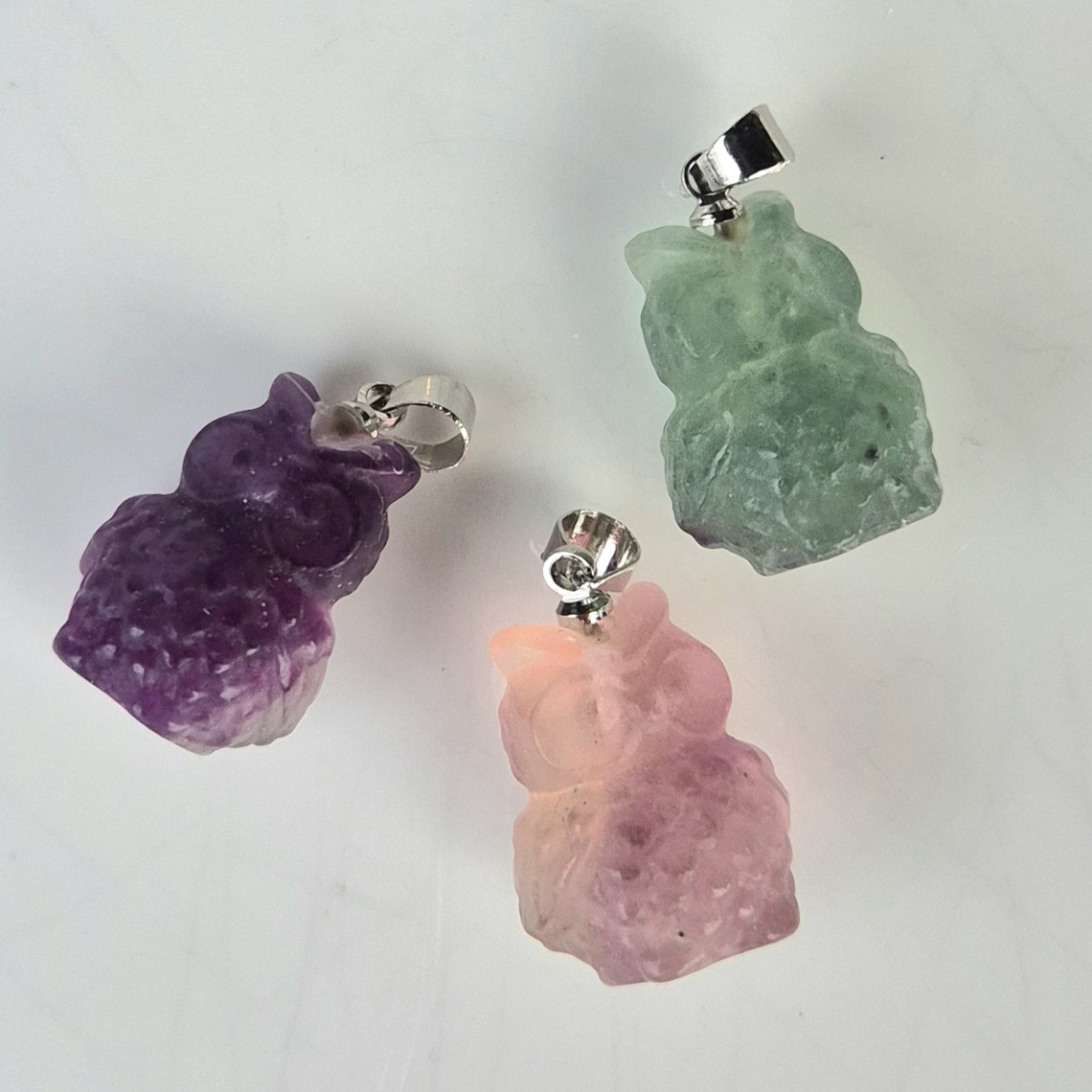 Anheng ugle fluoritt regnbue nr 23