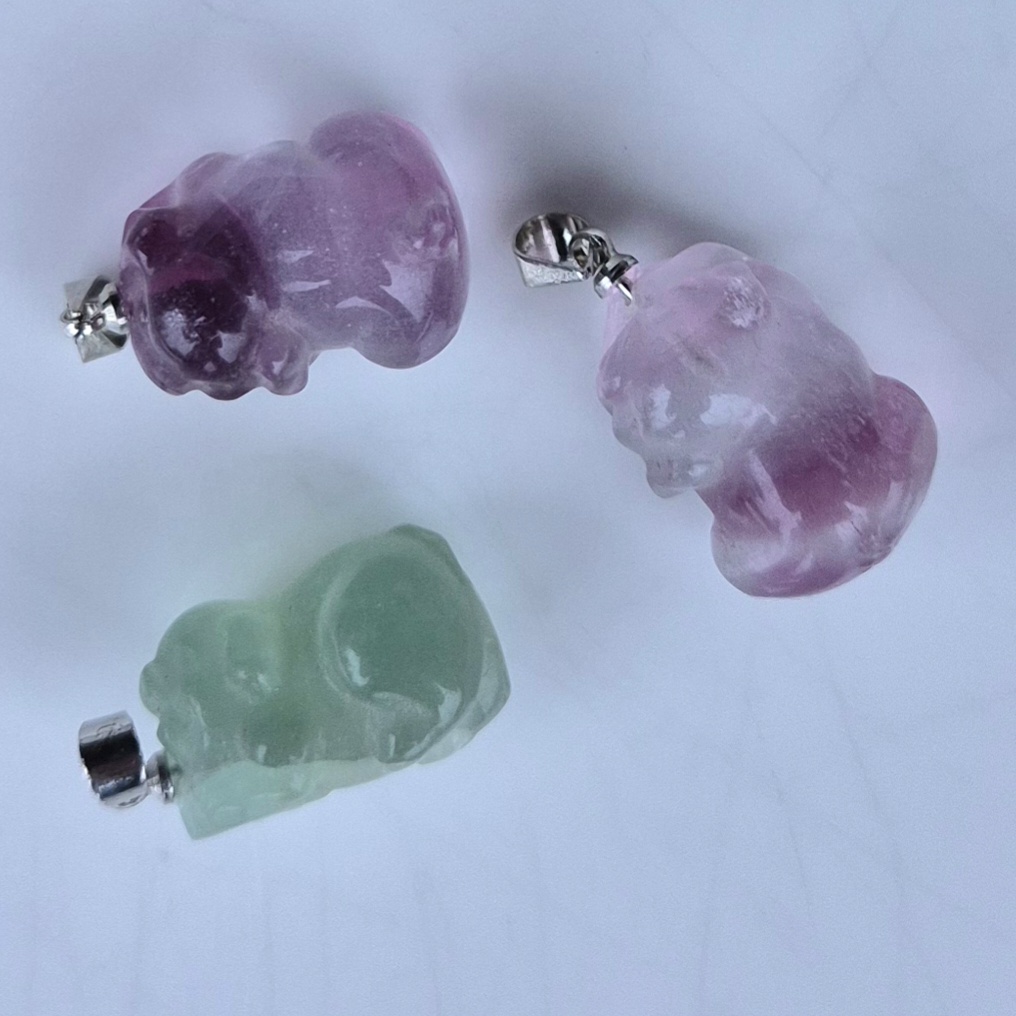 Anheng gris fluoritt regnbue nr 38