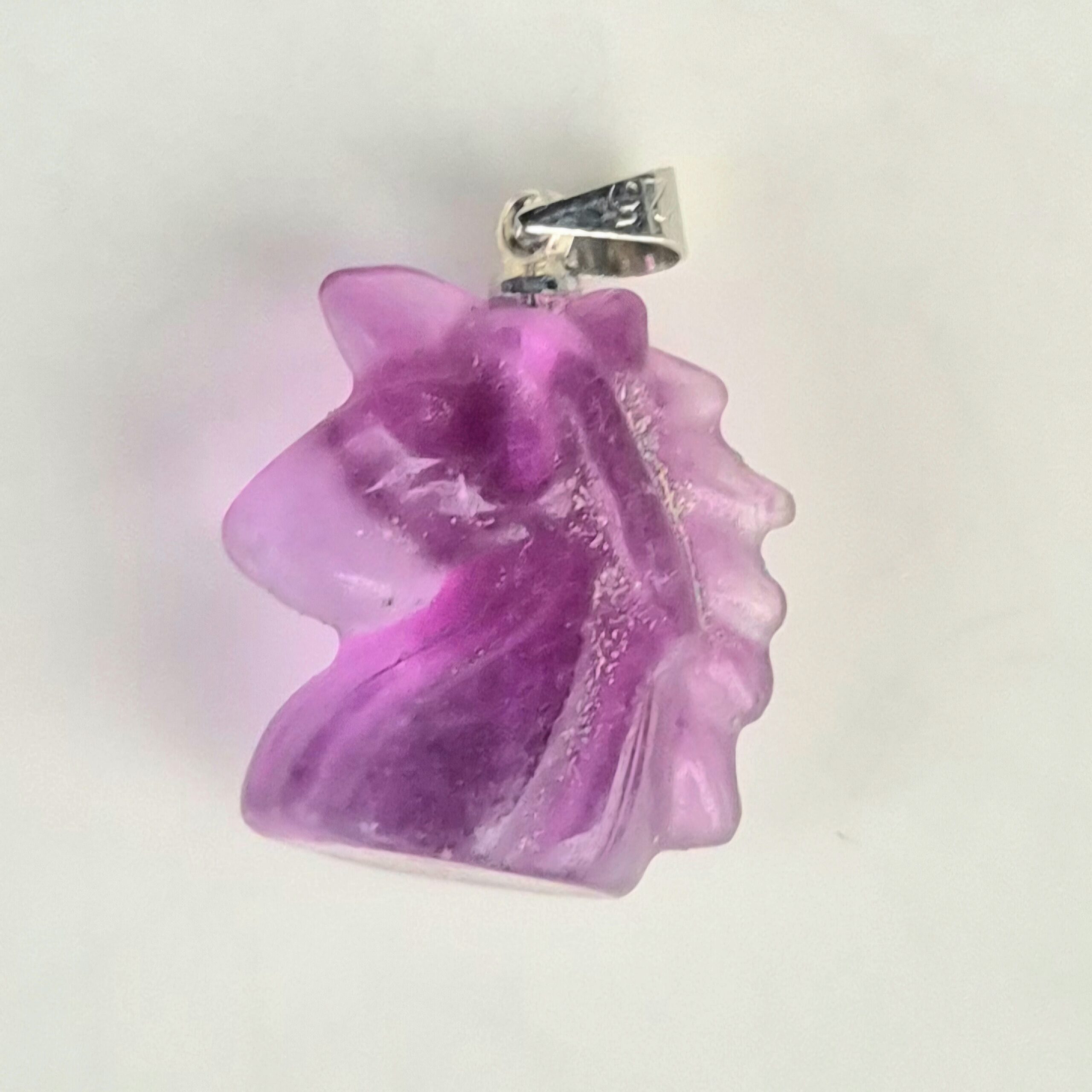 Anheng unicorn fluoritt regnbue nr 16
