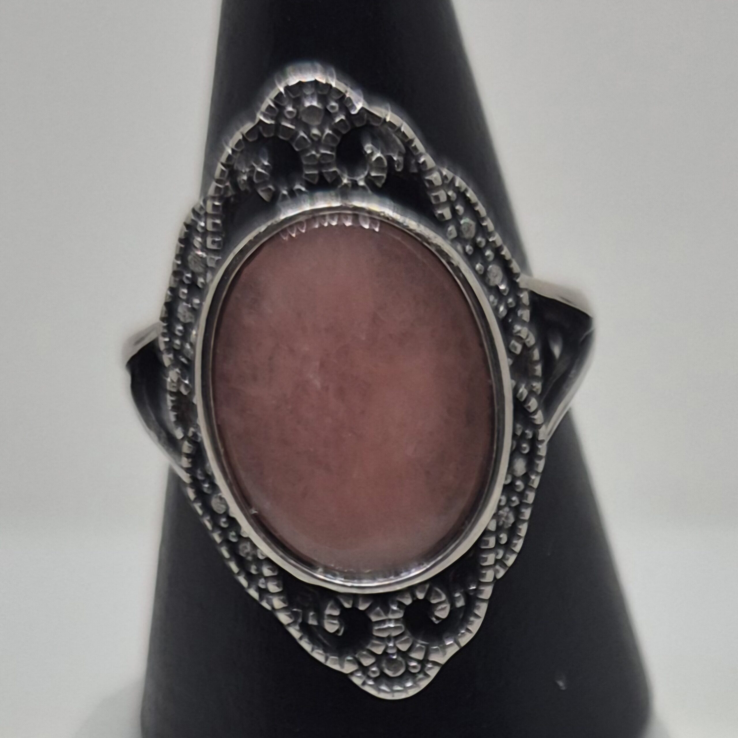 Ring rhodokrositt stor nr 41