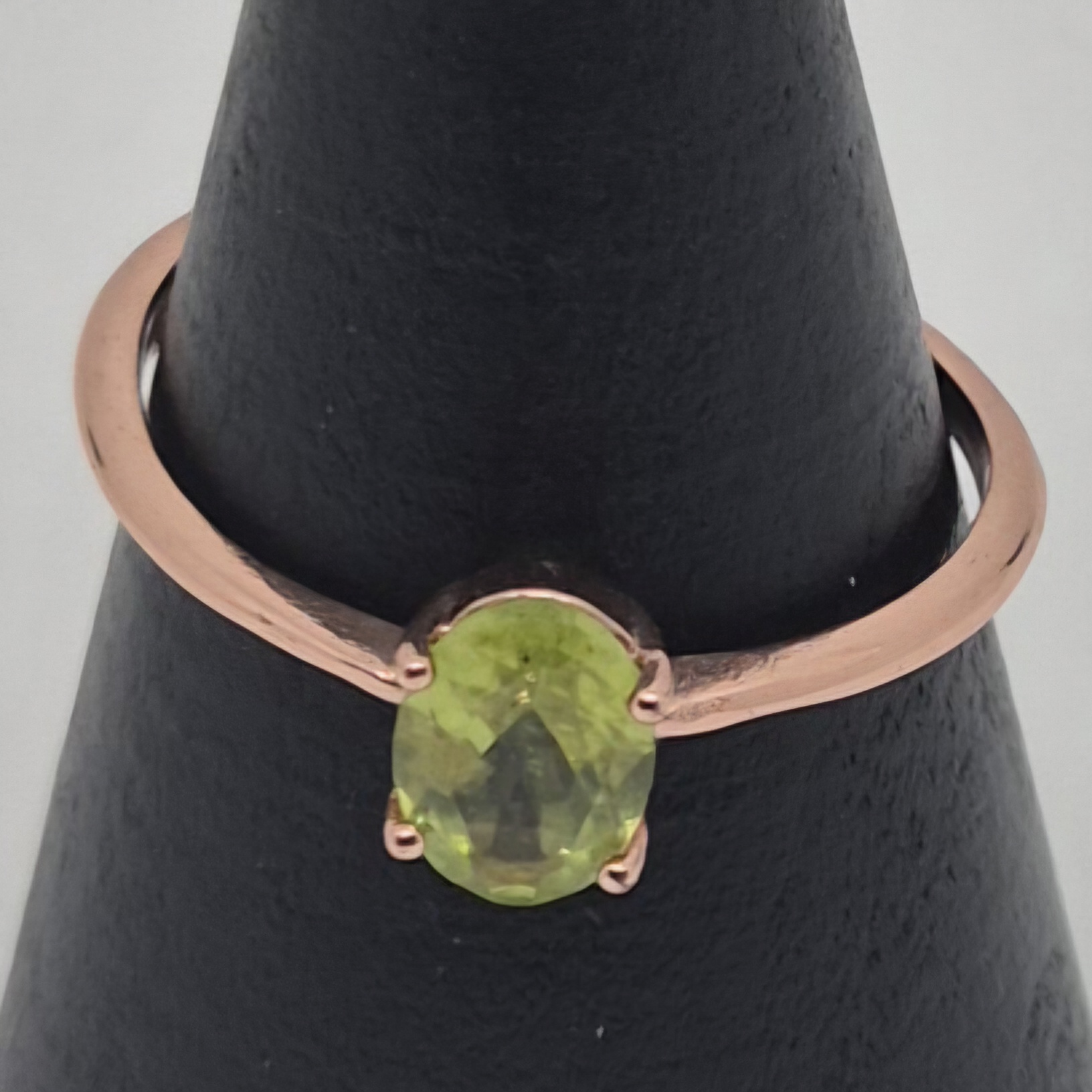 Ring peridot nr 2 rosegull