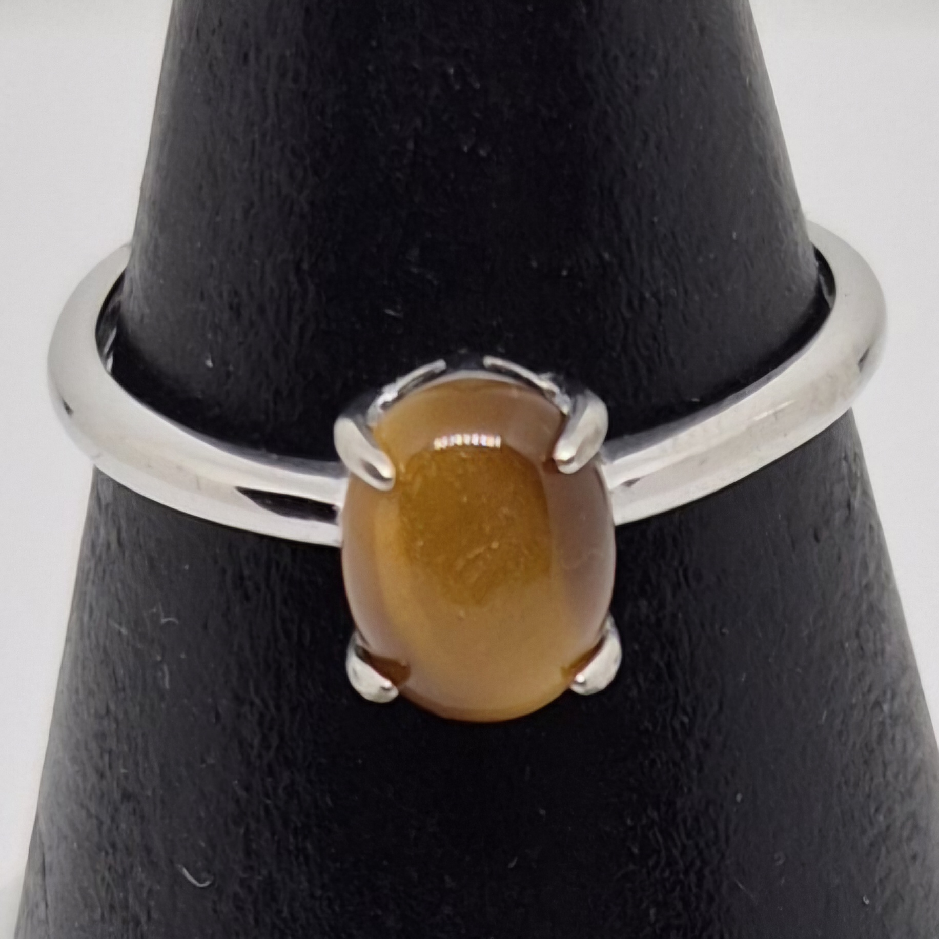Ring tigerøye 925 sølv 2.4.1