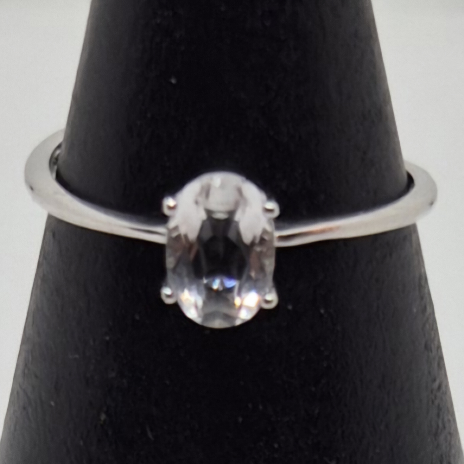Ring bergkrystall 925 sølv 1.2.8