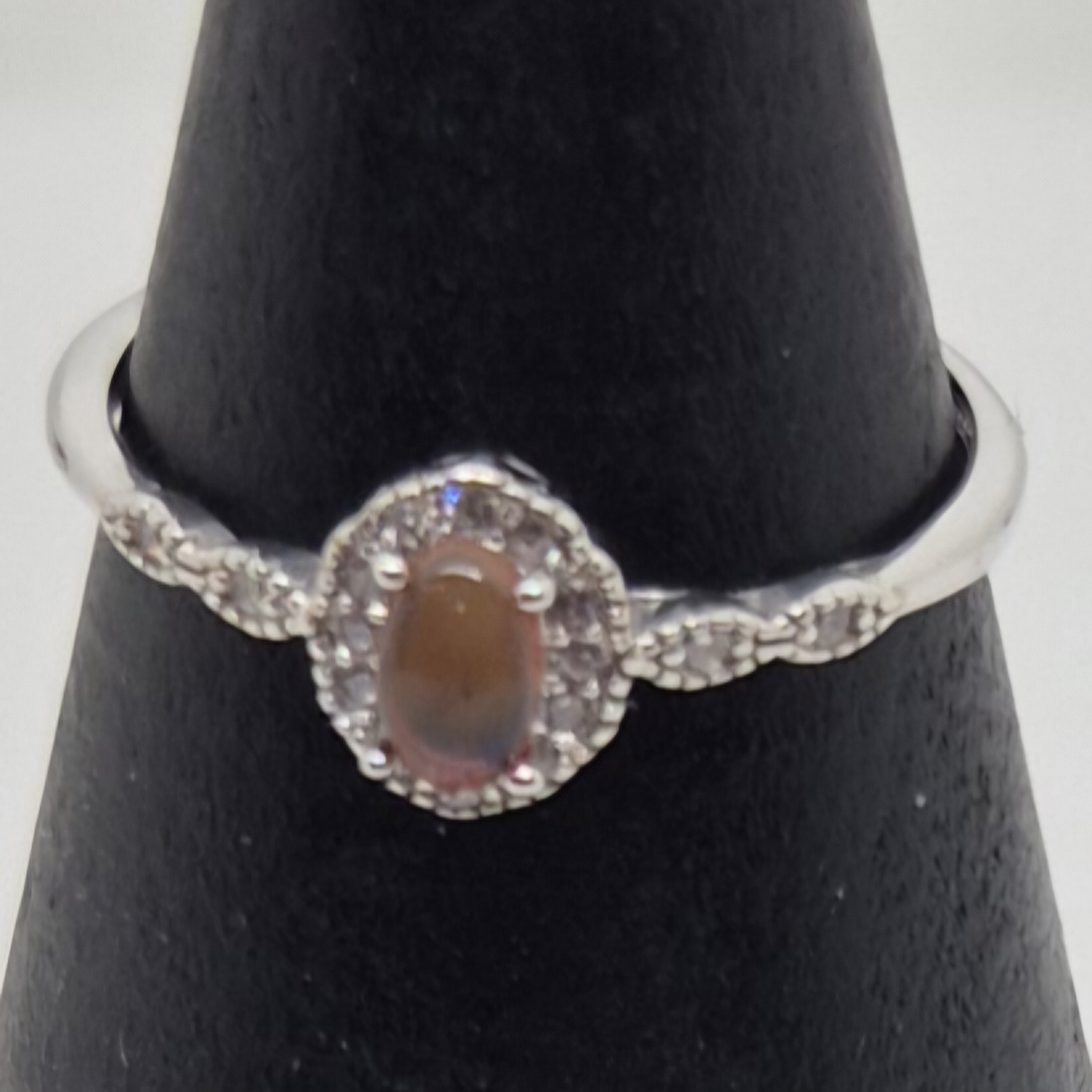 Ring opal 925 sølv 1.4.4
