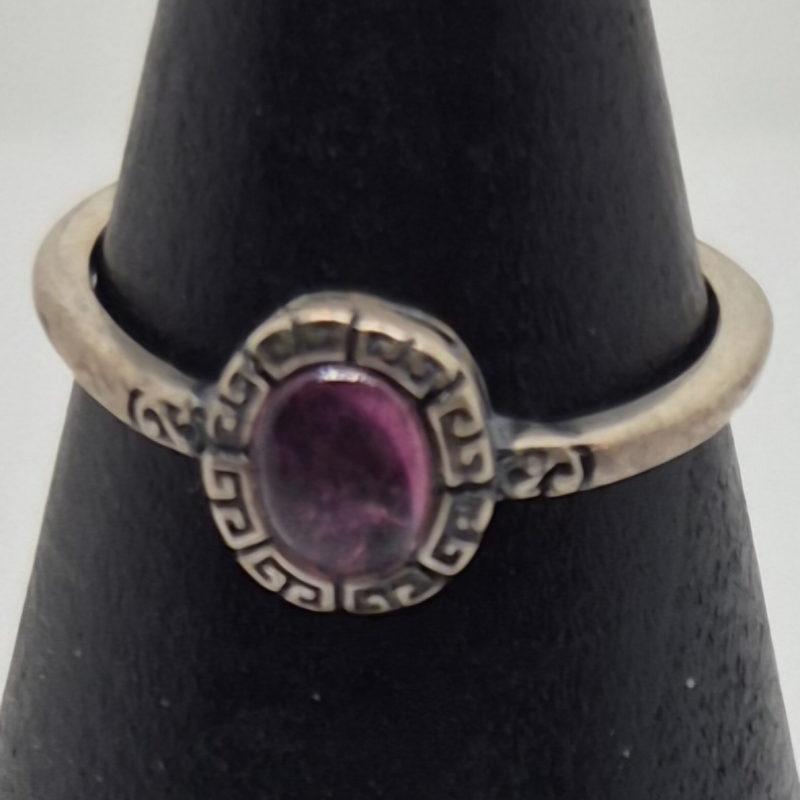 Ring turmalin rosa 925 sølv 1.4.3