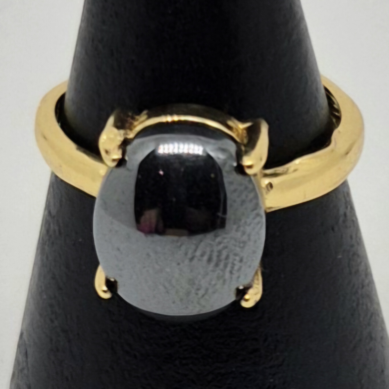 Ring hematitt gull 1.5.8