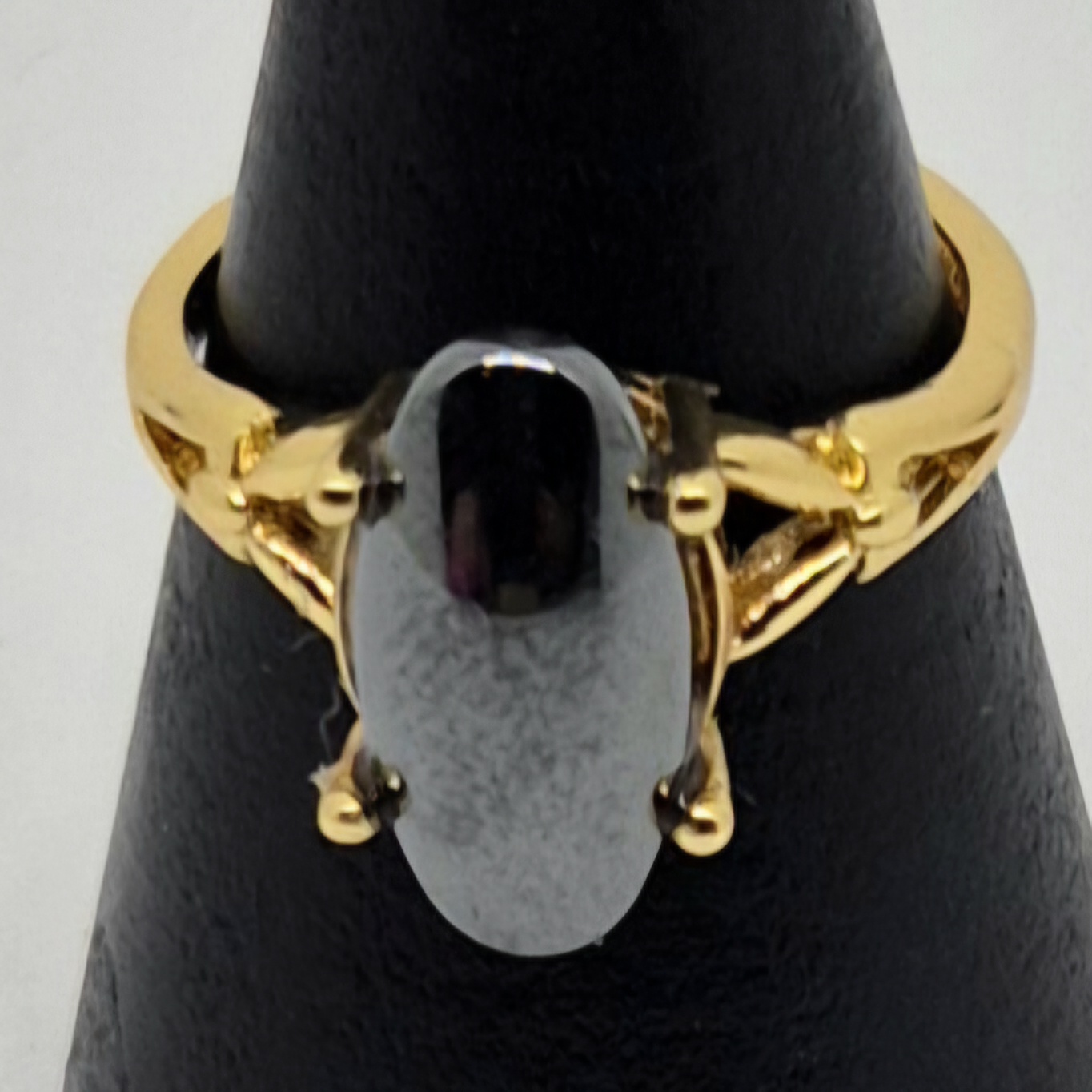 Ring hematitt gull 1.5.7