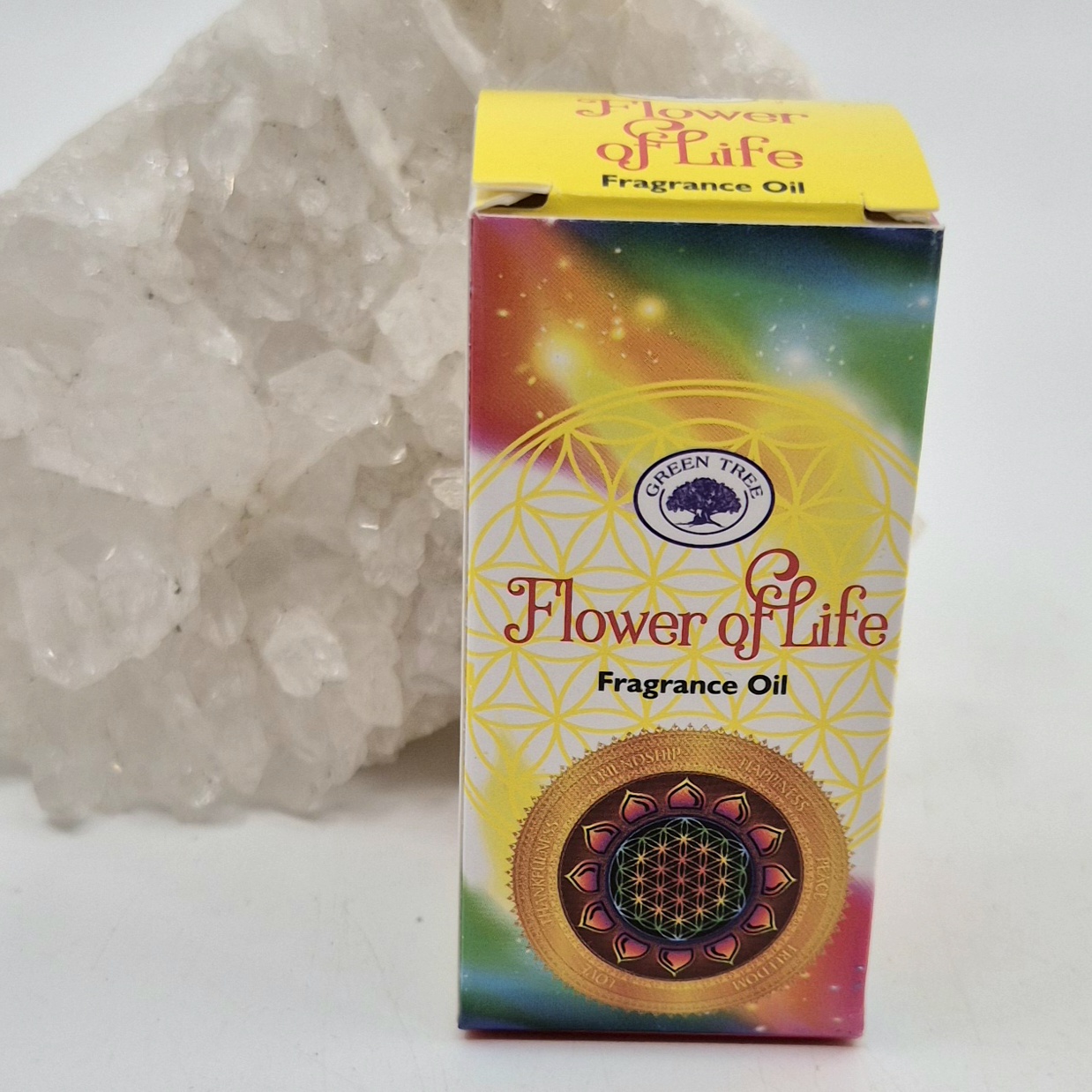 Green Tree Flower of life duftolje