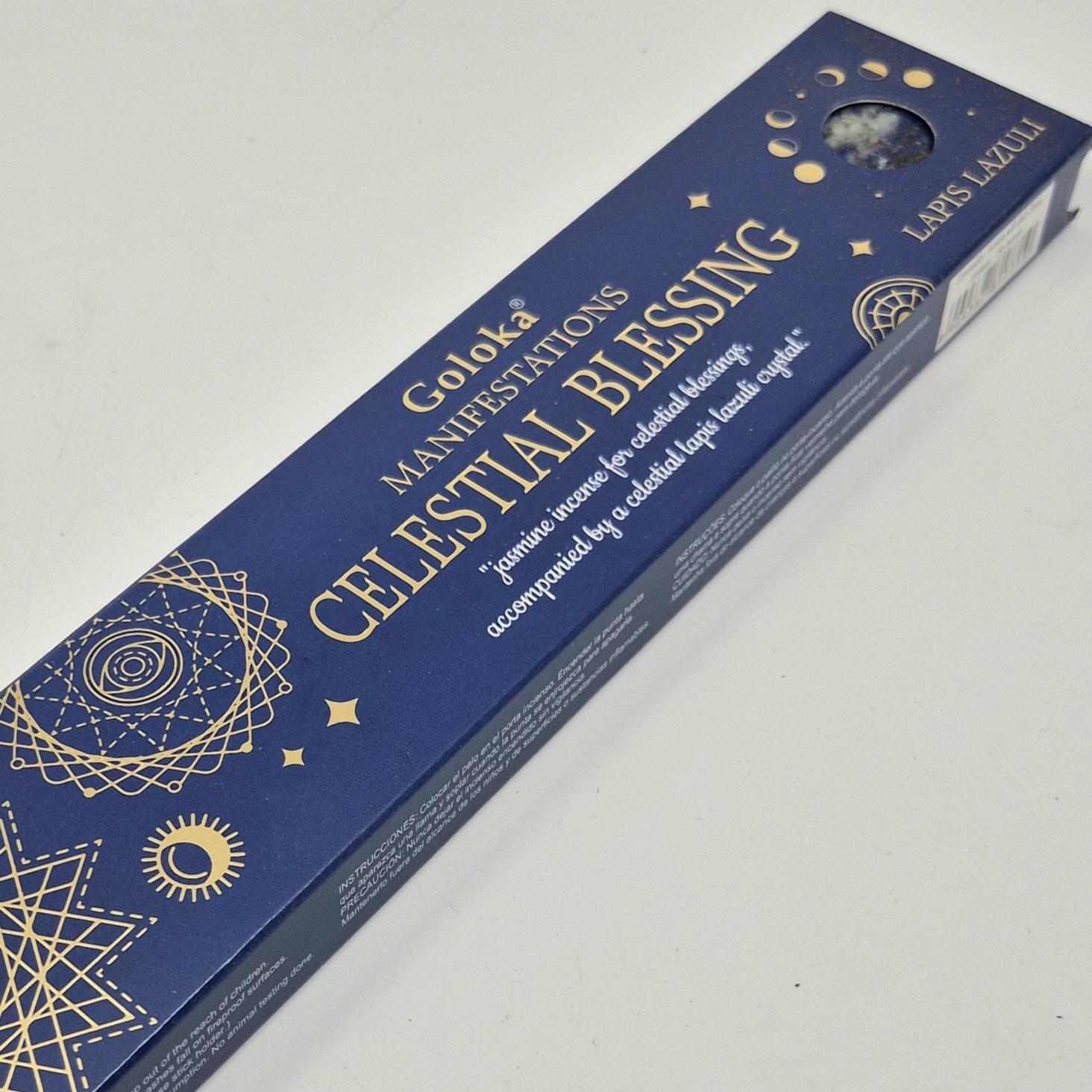 Goloka Celestial Blessing røkelsespinner med krystall