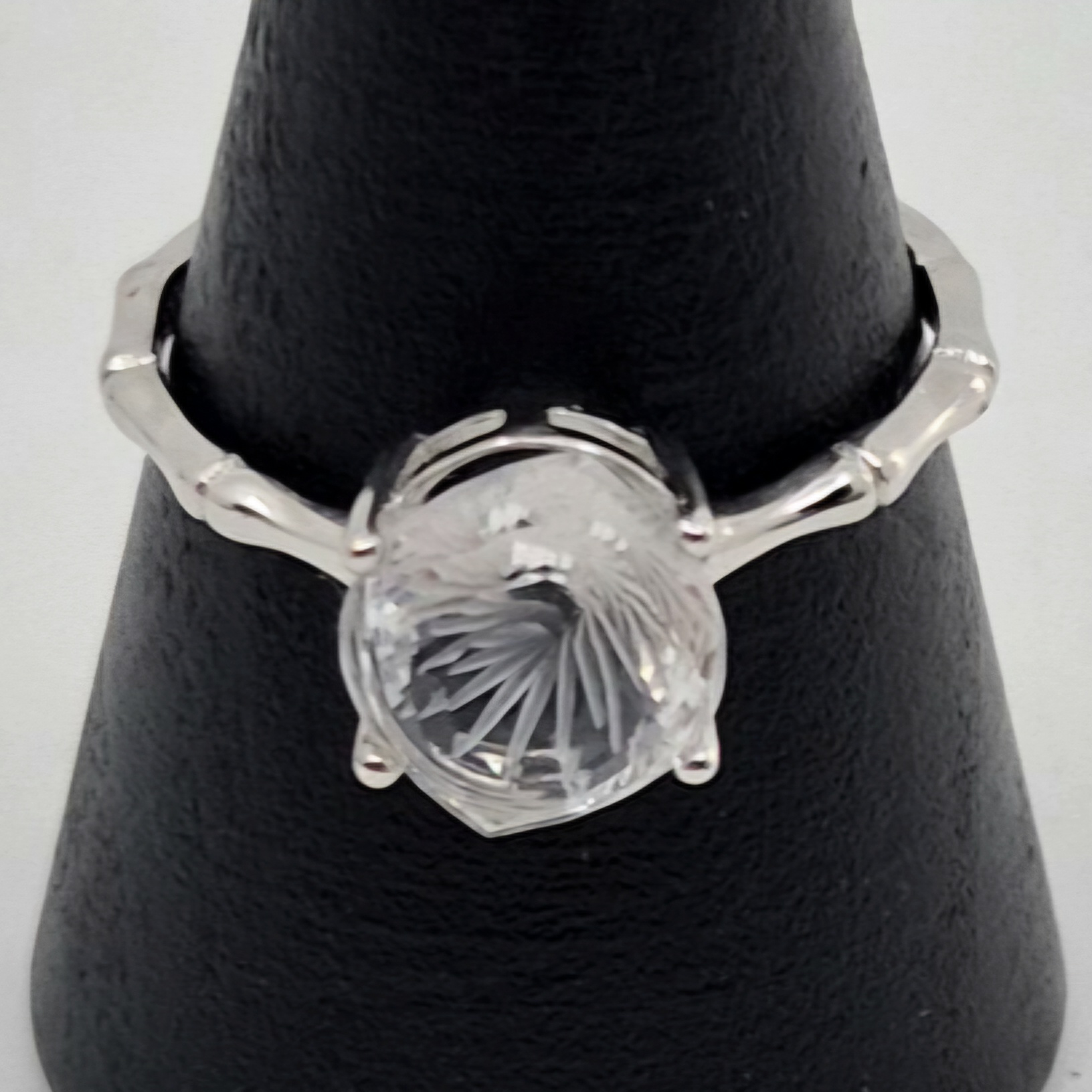 Ring bergkrystall 925 sølv 2.1.8