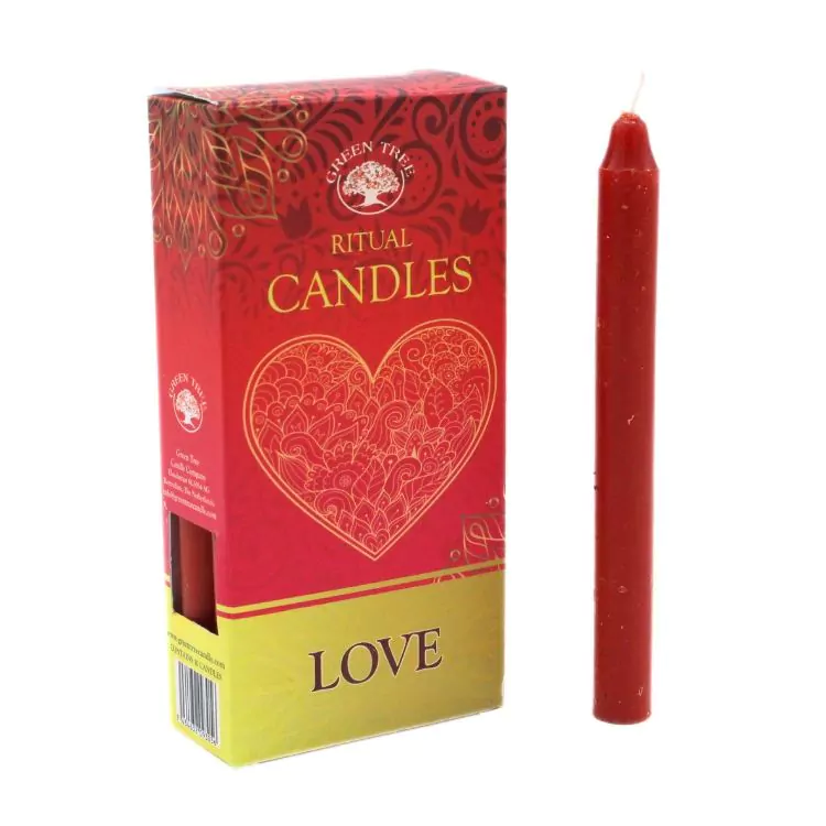 Green Tree ritual candles Love