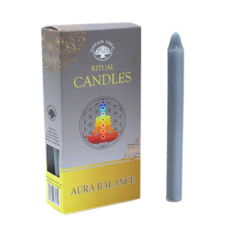 Green Tree ritual candles Aura balance