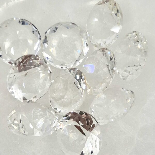 Brilliantslepet glass "diamant" klar