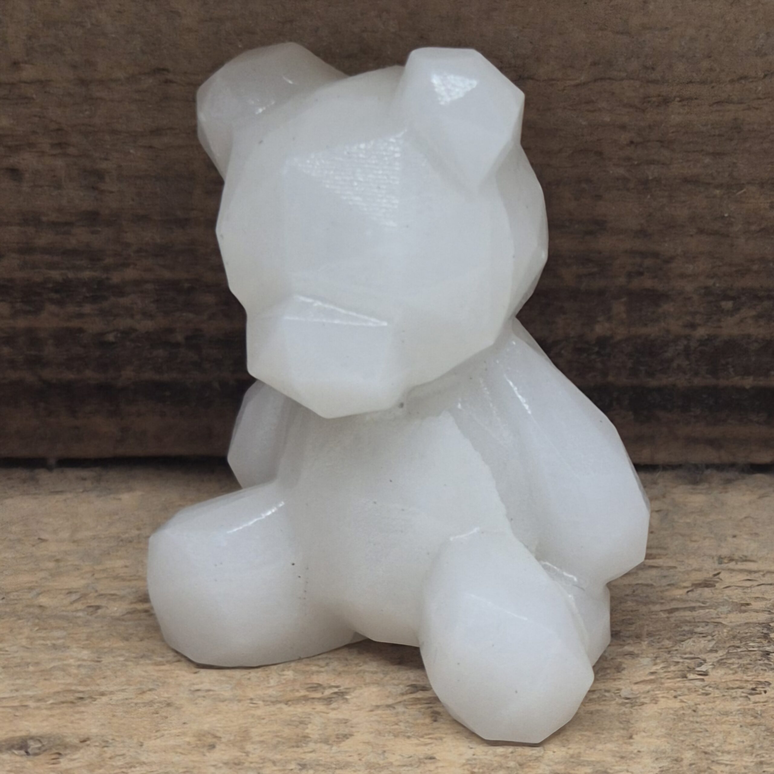 Bamse jade hvit
