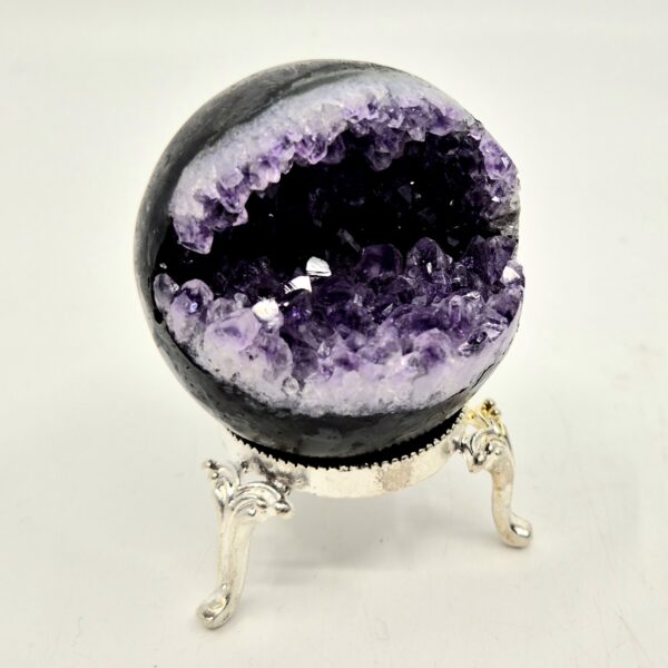 Kule ametyst druzy (med tenner)